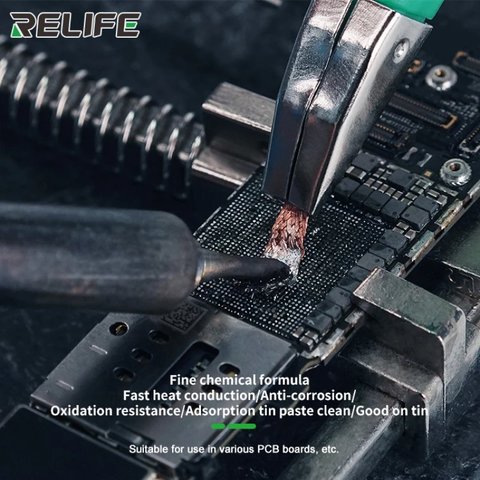 Стрічка для випаювання RELIFE RL-3520, Ш. 3,5 мм, (Д) 2 м Прев'ю 3