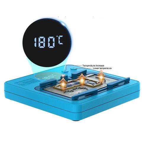 Платформа для предварительного подогрева Sunshine SS-T12B, для ремонта материнских плат, android Превью 1
