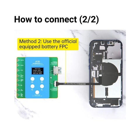 JC ID Q1 Battery Health Quick Repair для iPhone 11 / 12 / 13 / 14 / 15 серій Прев'ю 4