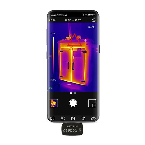 Тепловізор UNI-T UTi721M (від -20 °C до 550 °C, для Android) Прев'ю 4