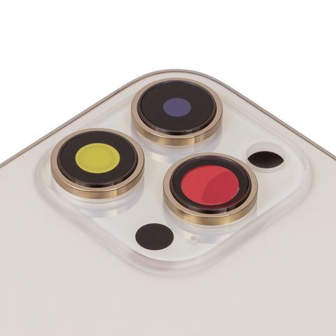 Корпус для iPhone 14 Pro, золотистый, с держателем SIM-карты, с боковыми кнопками, Original (PRC), EU Version, gold Превью 1
