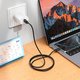 USB кабель Hoco X122, USB тип-A, Lightning, 100 см, 2,4 А, черный, #6942007662185 Превью 3