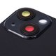 Housing Back Cover compatible with iPhone 13, (black, with camera lens, small hole) Preview 1