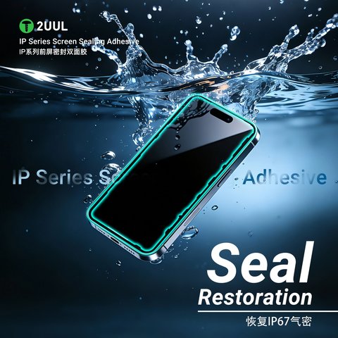 Etiqueta de pantalla 2UUL SA13PM puede usarse con Apple iPhone 13 Pro Max, 5 uds., adhesive Vista previa  4