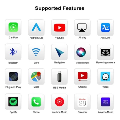 CarPlay for Mercedes-Benz E-Class 2016 2017 2018 2019 C-Class 2019 2020 with NTG5.5 (with a small screen) Preview 2