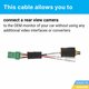 Rear Camera cable 5 pin for Suzuki Vitara, Jimny, Ignis, SX4 S-Cross 2012-2021 MY Preview 1