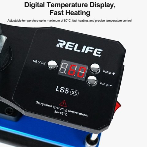 Holder RELIFE LS5 SE, (to disassemble mobile devices, with temperature control up to 80°C, with heating) Preview 3