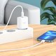Adaptador de red Hoco C104A, 20 W, Power Delivery (PD), blanco, con cable USB tipo C - Lightning para Apple, 1 puerto, #6931474782908 Vista previa  2