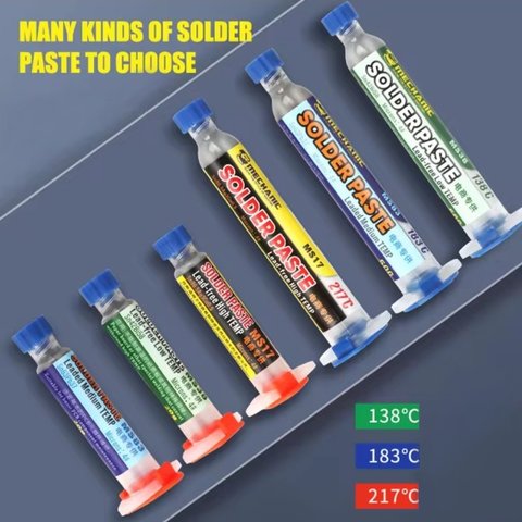 Pasta BGA Mechanic MS83, Sn 63%, Pb 37%, 183 °C, 50 g Vista previa  3