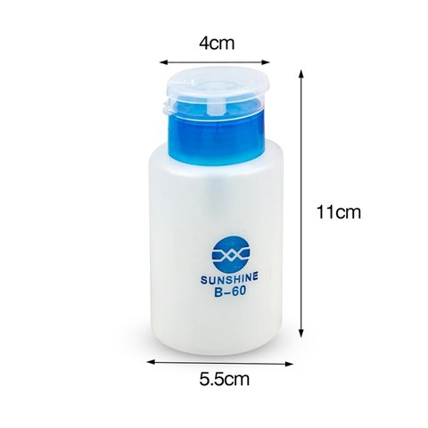 Tarro para líquido con dispensador Sunshine B-60, 200 ml, para alcohol, roja Vista previa  2