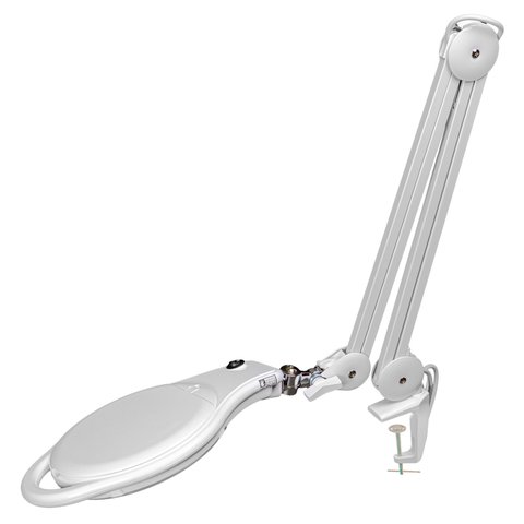Настольная увеличительная линза Bourya 8060LED, 5 диоптрий Превью 8
