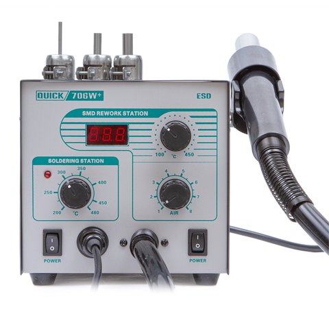 Термовоздушная паяльная станция QUICK 706W+ ESD Превью 3