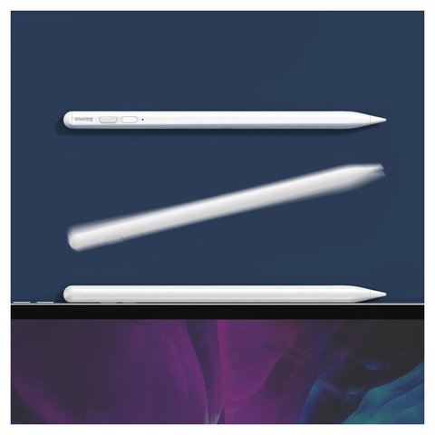 Стилус Baseus Writing Capacitive Stylus, активный, белый, #ACSXB-B02 Превью 2