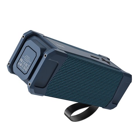 Портативная беспроводная колонка Hoco HC6, синяя, bluetooth 5.0, 10W*2, #6931474749079 Превью 1