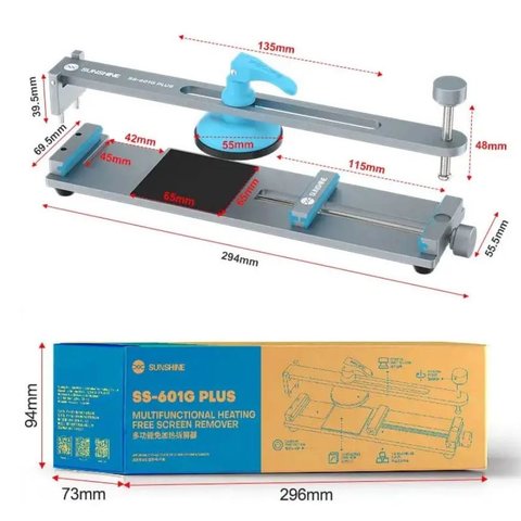 Держатель Sunshine SS-601G Plus, для разборки мобильных устройств Превью 3