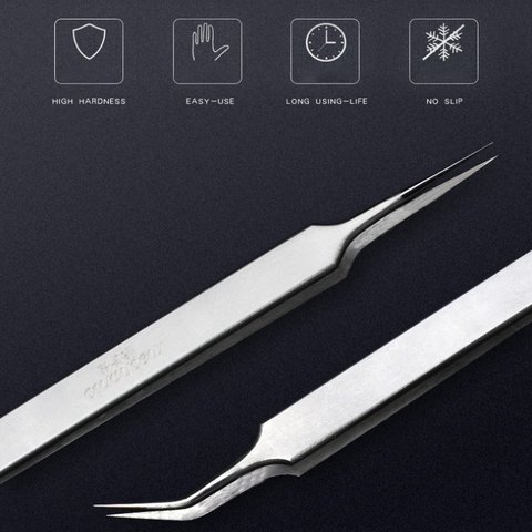 Пінцет монтажний Mechanic Aaa-15, вигнутий, 160 мм Прев'ю 3