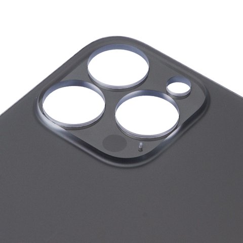 Задняя панель корпуса для iPhone 13 Pro Max, серая, не нужно снимать стекло камеры, Original (PRC), Graphite, big hole Превью 1