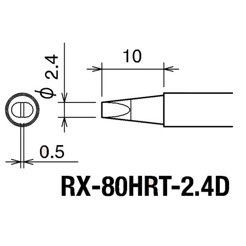 Паяльное жало Goot RX-80HRT2.4D Превью 1
