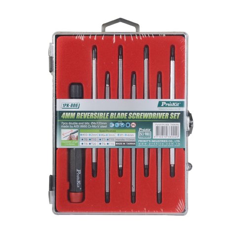 Отвертка с двухсторонними насадками Pro'sKit 1PK-806 Превью 1