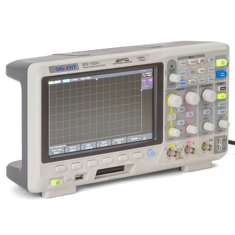 Фосфорний цифровий осцилограф SIGLENT SDS1102X+ Прев'ю 2