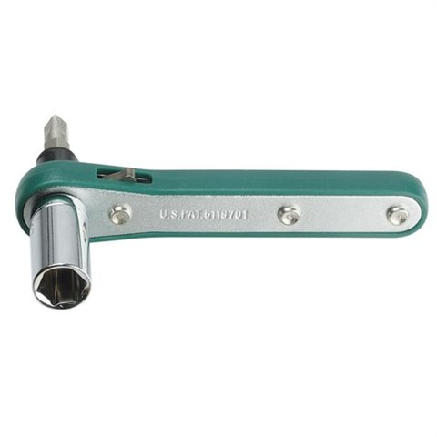 Двобічна рукоятка-тріскачка з насадками Pro'sKit 1PK-202A Прев'ю 1